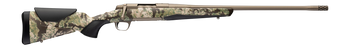 Browning 036138218 X-Bolt 2 Speed 308 Win 4+1 22" Smoked Bronze Cerakote Fluted Threaded Barrel & Steel Drilled & Tapped Receiver, Kryptek Obskura Transitional Camo Adj Vari-Tech Synthetic Stock, Righ