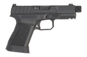 TriStar 85780 Apoc Pro 9mm Luger 15+1 4.50" Black Threaded Barrel, Black Steel Optic Ready/Serrated Slide, Black Polymer Frame w/Picatinny Rail, Interchangeable Backstrap Grip                         