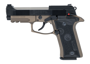 Langdon Tactical Tech 80X32ZTJBN Beretta Cheetah 80X 32 ACP 12+1 3.90" Stainless Barrel, Black Bruniton Carbon Steel Optic Ready/Serrated Slide, Bronze Anodized Aluminum Frame w/Picatinny Rail, Textur