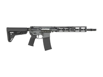 Vktr Industries V31100916648 VK-1 5.56 NATO 30+1 13.70" Black Threaded Barrel, Sniper Gray Cerakote Aluminum Receiver w/Picatinny Rail, M-LOK Handguard, Black Magpul MOE SL Polymer Stock, Magpul K2 Gr