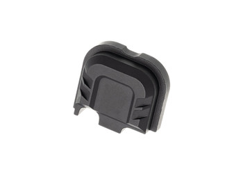 Tyrant CNC TDG43X48SPBLACK Slide Cover Plate Chevron Design Glock 43x/48 Black Aluminum