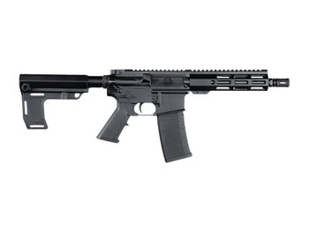 Andro Corp Industries 5568CBMPS ACI-15 CQB 5.56 NATO 30+1 8" Black Nitride Threaded Barrel, Black Anodized Aluminum Receiver w/Picatinny Rail, M-LOK Handguard, Black Polymer SBA3 Pistol Brace, A2 Grip