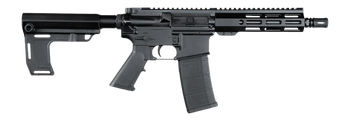 Andro Corp Industries 3008CBMPS ACI-15 CQB 300 Blackout 30+1 Black Nitride Threaded Barrel, Black Anodized Aluminum Receiver w/Picatinny Rail, M-LOK Handguard, Black Polymer SBA3 Pistol Brace, A2 Grip
