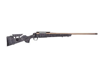 CVA CR3952F Cascade Long Range Hunter 25 Creedmoor Smoked Bronze Cerakote Threaded Barrel & Receiver w/Picatinny Rail, Graphite Black w/Smoke Bronze Webbing Adj Comb & LOP Synthetic Stock