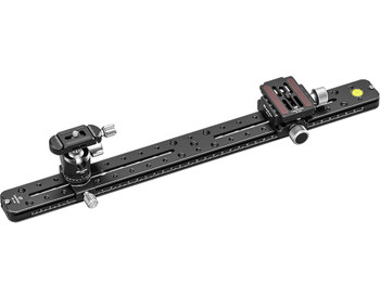 Leofoto Usa FDM-04 Binocular Rangefinder Rail Kit Black Aluminum 17.71" Long