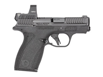 Smith & Wesson 14786 Bodyguard 2.0 w/Optic Micro-Compact 380 ACP 12+1 2.75" Black Armornite Barrel, Black Armornite Stainless Steel Serrated w/Viridian RFX1 Green Dot Slide, Black Polymer Frame, Textu