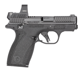 Smith & Wesson 14785 Bodyguard 2.0 w/Optic Micro-Compact 380 ACP 12+1 2.75" Black Armornite Barrel, Black Armornite Stainless Steel Serrated w/Viridian RFX1 Green Dot Slide, Black Polymer Frame, Textu