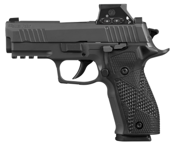 Sig Sauer 226XCA9RXSL P226X w/Optic Carry 9mm Luger 18+1 3.80" Black Bull Barrel, Matte Black DLC Stainless Steel Serrated w/Optic Slide, Black Anodized Alloy Frame w/Picatinny Rail, Black Hogue G10 G