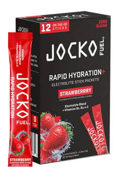 JOCKO 29283 RAPID HYDRATION POWDER STRAWBERRY 12PK