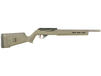 True Precision Inc TP1022GRNBLSSA TP/22 22 LR 16" Match Grade Barrel, Picatinny Rail Aluminum Receiver, M-LOK Forend, Magpul Hunter X-22 Polymer Stock