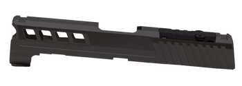 True Precision Inc TPSHCPSBCRMS Axiom Pro Optic Cut Slide Fits Springfield Hellcat Black DLC Anodized 416R Stainless Steel                                                                              