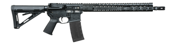 Black Rain Ordnance BRO-AMFLAG-BLKOUT-250 Spec15 250th Anniversary 5.56 NATO 30+1 16" 250th Anniversary Engraving Aluminum Receiver w/Picatinny Rail, Magpul MOE SL Black Polymer Stock. Black Magpul Gr