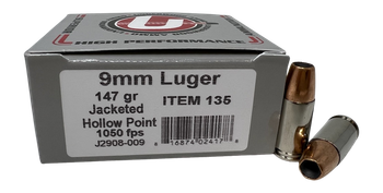 UA 135  9MM 147GR GJHP                       20/10