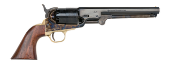 Traditions FR18512 1851 Navy 44 Cal 6 Shot Musket 7.50" Blued Octagon Barrel, Blued Cylinder, Color Case Hardened Steel Frame, Walnut Grip                                                              