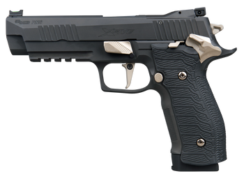 Sig Sauer 226X59NMRSAO10 P226 XFive Nightmare Full Size Frame 9mm Luger 10+1 5" Bull Barrel, Black Nitron Stainless Steel Optic Ready/Serrated Slide & Frame w/Beavertail & Picatinny Rail, Custom Hogue
