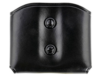 Galco DMC22B DMC Mag Carrier Double Black Leather Belt Loop Belts 1.50-1.75" Wide Compatible w/ Glock 35 Ambidextrous Hand
