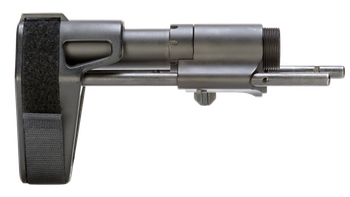 SB Tactical PDW01SB PDW  Black Elasto-Polymer 3-Position Adjustable for AR-Platforms (Tube Included)                                                                                                    
