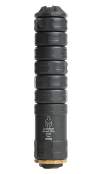 Jk Armament JK155RPX9K RPX 155 9mm 1.55" Black Aluminum/Titanium 1/2"x28                                                                                                                                
