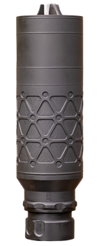 Rugged Suppressors AXL762 Axial Suppressor 7.62mm 1.98" Black Stainless Steel 5/8"x24                                                                                                                   