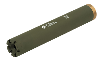 Fletcher Rifle Works TAQUITOODG Taquito 22LR 1" OD Green Stainless Steel/Aluminum 1/2"x28                                                                                                               