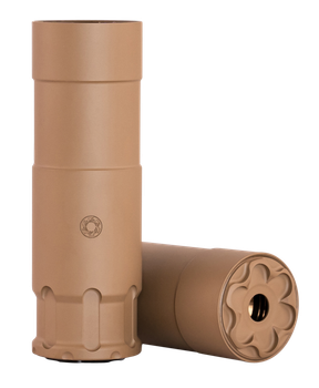 Rugged Suppressor OCUFDE22 Oculus22  22 LR 1.06" Flat Dark Earth Cerakote 17-4 Stainless Steel 1/2"-28 tpi                                                                                              