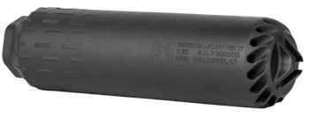 Huxwrx 2748 FLOW 762 TI  30 Cal (7.62mm), 6.70" Long 1.80" Diameter, Black Titanium, 5/8"-24 tpi DT Mount                                                                                               