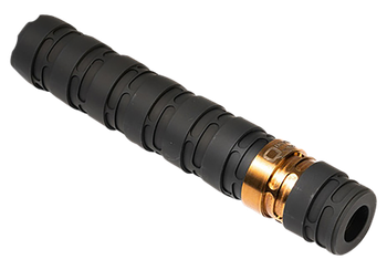 Q LLC SILE9BLACK Erect9r  9mm Luger 1.37" Black Aluminum w/Stainless Steel Baffles 1/2"-28 tpi                                                                                                          