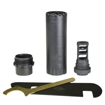 Yankee Hill 2180MB28 Turbo K RB 5.56x45mm NATO, 4.90" L, Black Stainless Steel, Phantom QD Adapter, 1/2"-28 tpi Muzzle Brake                                                                            