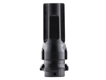 Dead Air DA302 Flash Hider Black with 5/8"-24 tpi Threads & 2.70" OAL for 7.62mm Sandman Series, KeyMod Equipped Nomad-30 & Primal Suppressors