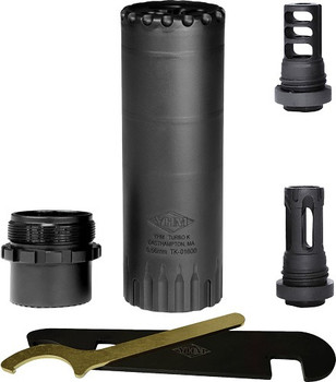WITH FLASH HIDERYHM TURBO KRB 5.56 SUPPRESSOR 