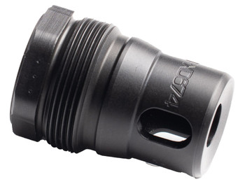 Dead Air RXD675 XRF Xeno Rimfire Muzzle Brake Black Nitride 17-4PH Stainless Steel M10x1 Threads 1.21" OAL 0.81" Diameter