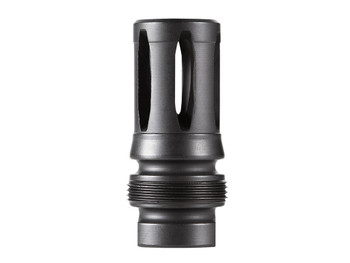 Dead Air DA122 Xeno Flash Hider Black Nitride 4140 Steel with 5/8"-24 tpi Threads, 2.16" OAL & .99" Diameter