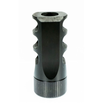MUZZLOK .450/.458 CALIBER 3-PORT MUZZLE BRAKE 11/16''-24 BLK