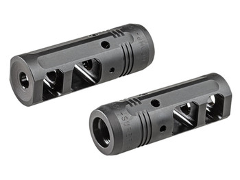 SureFire PROCOMP556 ProComp Muzzle Brake Black Nitride Steel with 1/2"-28 tpi Threads & 2.50" OAL for 5.56x45mm NATO M16, M4
