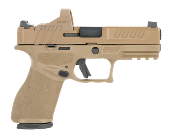 Springfield Armory EC9409FU15PAC Echelon 4.0FC 9mm Luger 15+1 4" Black Melonite Barrel, FDE Cerakote Steel Optic Ready/Serrated Slide & Polymer Frame w/Picatinny Rail, Adaptive Texture Grip           