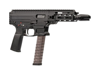 Panzer Arms PAARP9PCCB ARP9 9mm Luger 33+1 6.50" Black Barrel, Black Aluminum Receiver w/Picatinny Rail, Rear Picatinny Rail, Black Polymer Grip, Ambidextrous