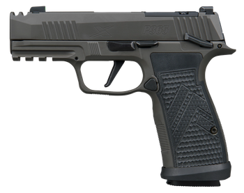 Sig Sauer 365AXGCA9LEGIONMSMA P365 AXG Legion MA Compliant Compact 9mm Luger 10+1 3.10" Black Barrel, Legion Gray Cerakote Stainless Steel Integrated Compensator/Optic Ready Slide & Frame w/Picatinny 