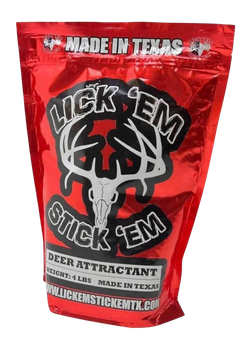 LICK EM STICK EM      DEER ATTRACTANT  4LB    10/1