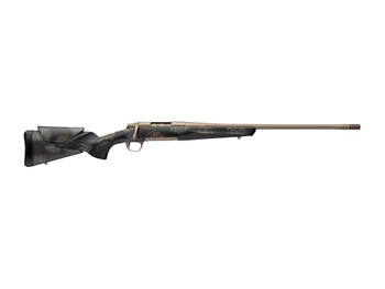 Browning 036142218 X-Bolt 2 Speed HD Full Size 308 Win 4+1 22" Smoked Bronze Cerakote Fluted Threaded Barrel, Smoked Bronze Cerakote Steel Drilled & Tapped Receiver, Bronze/Gray Camo w/Black Overmold