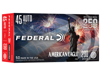 Federal AE45USA American Eagle 45ACP 230gr Full Metal Jacket 50/Box
