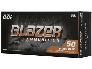 CCI 5337 Blazer 357Mag 158gr Full Metal Jacket 50/Box