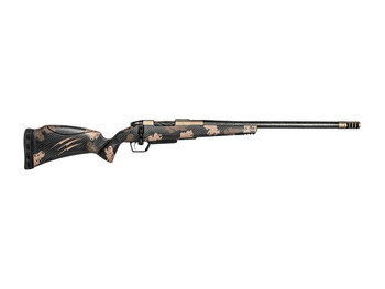 Fierce Firearms ROGSCMX22CM18BRS Carbon Mini Rogue XP 22 Creedmoor 3+1 18" Carbon Fiber Match Grade Barrel, Smoked Bronze Cerakote Steel Drilled & Tapped Receiver, Sonora Ambush Camo Adj Comb & BiPod