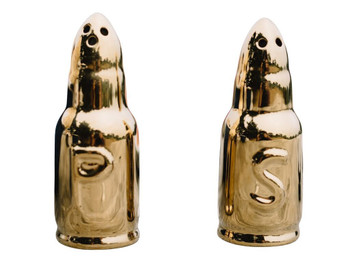 CAMP CBG-1036 SALT AND PEPPER SHAKERS BULLET