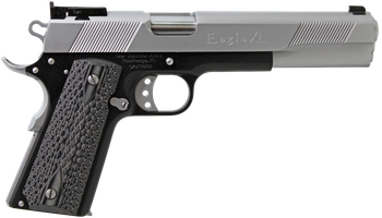Iver Johnson Arms EAGLEXL10TT Eagle Deluxe 10mm Auto 8+1 6" Steel Barrel, Hard Chrome Serrated Steel Slide, Matte Black Steel Frame w/Beavertail, Black/Gray G10 Grip                                   