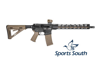 Diamondback DB175AK223 DB15 Sports South Exclusive 5.56 NATO 30+1 16" Flat Dark Earth Cerakote Threaded Barrel, Black Cerakote Aluminum Receiver w/Picatinny Rail, M-LOK Handguard, Magpul MOE Flat Dar