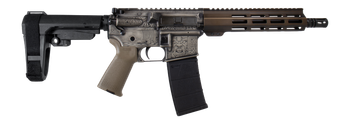 Shark Coast Tactical SCC07527VIK-P Viking 5.56 NATO 30+1 10.50" Black Nitride Threaded Barrel, Aluminum Receiver w/Picatinny Rail, M-LOK Handguard, Polymer SB Tactical SBA3 Brace, Magpul MOE Grip, Rig