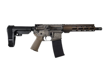 Shark Coast Tactical SCC07527VIK-P Viking 5.56 NATO 30+1 10.50" Black Nitride Threaded Barrel, Aluminum Receiver w/Picatinny Rail, M-LOK Handguard, Polymer SB Tactical SBA3 Brace, Magpul MOE Grip, Rig