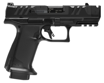 Walther Arms 4797050 PDP Pro X Sub-Compact Frame 9mm Luger 10+1 3.75" Black Barrel, Black Optic Ready/Serrated Slide, Black Polymer Frame w/Picatinny Rail, Black Textured Grip                         