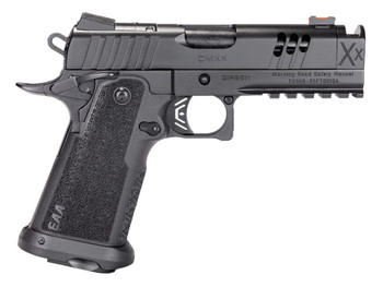 Girsan 395065 Witness2311 CMXX 9mm Luger 17+1 4.25" Black Ported w/Integral Compensator Bull Barrel, Black Steel Lightening Cut/Optic Ready/Serrated Slide, Black Polymer Frame w/Beavertail & Picatinny