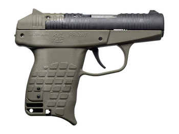 Kel-Tec PR3ATGRN PR-3AT Compact Frame 380 ACP 13+1 2.85" Black Rotating Barrel Shroud, Green Polymer Frame